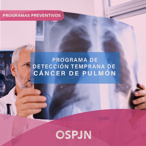 Programa de detección temprana de cáncer de pulmón.