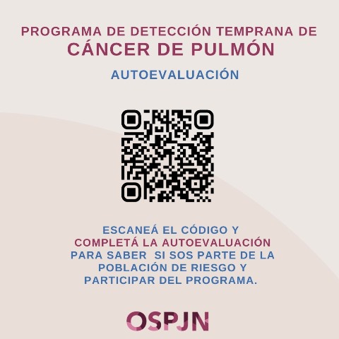 Programa de detección temprana de cáncer de pulmón.